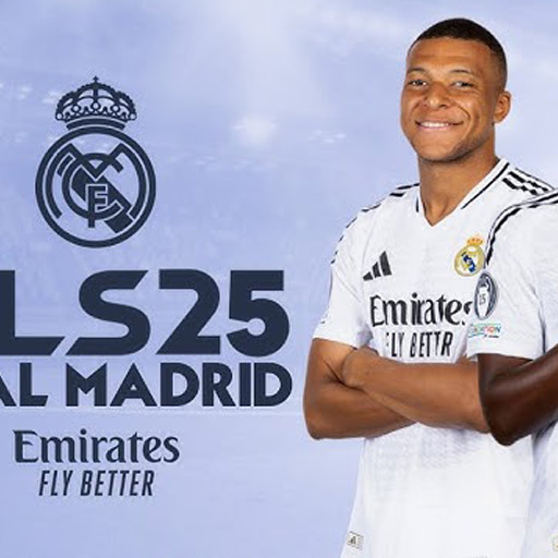 Background دريم ليج 2025 مود ريال مدريد 