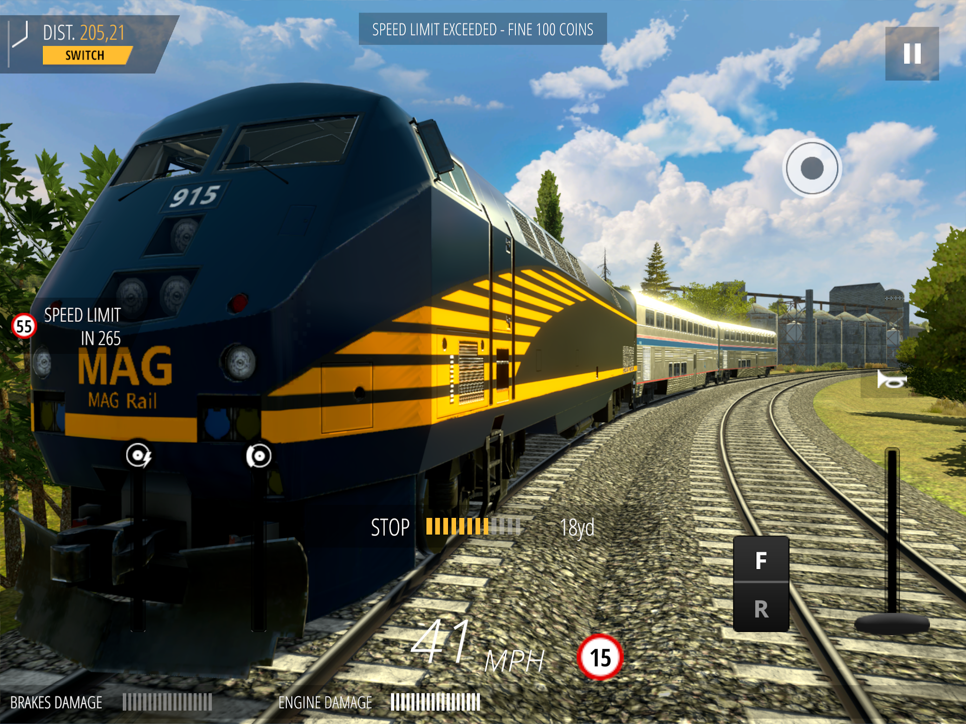 Background لعبة محاكي القطارات - Train Simulator PRO USA 